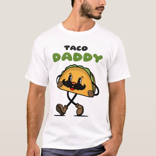 Taco Daddy Vaderdag T-shirt (Voorkant)