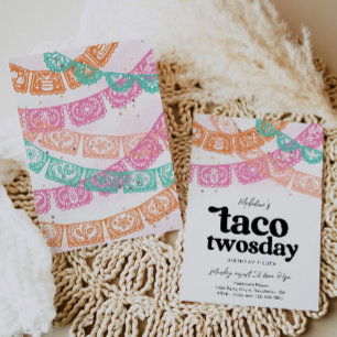 Taco Deux Anniversaire Invitation