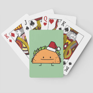 Taco die shell van Kerstmis van het Pet van de Speelkaarten