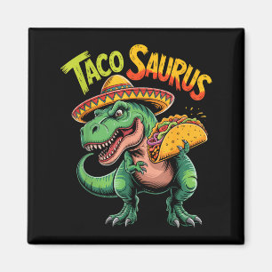 Taco dinosaurus t rex grappig cinco de mayo tacosa magneet