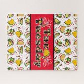 Taco Dinsdag Harde en Zachte Tacos en Hete Saus Legpuzzel (Horizontaal)