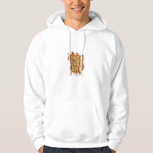 Taco dinsdag hoodie (Voorkant)