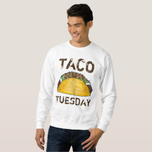 Taco Dinsdag Mexicaanse Food Tacos Foodie Sweatshi Trui