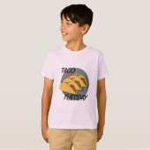Taco Dinsdag Ontwerp - Kinderen Basic T-Shirt (Voorkant volledig)