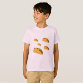 Taco Dinsdag Ontwerp - Kinderen Basic T-Shirt (Voorkant volledig)