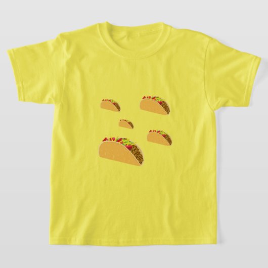 Taco Dinsdag Ontwerp - Kinderen Basic T-Shirt (Laagn)
