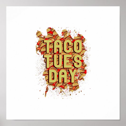 Taco dinsdag poster (Voorkant)