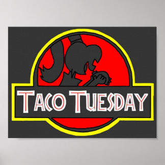 Taco dinsdag poster