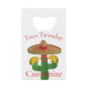 Taco dinsdag Saguaro Cactus Thunder_Cove Kredietkaart Flessenopener