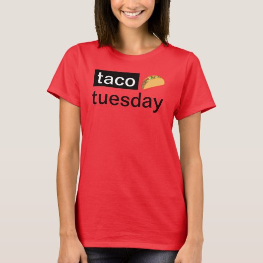 Taco Dinsdag Shirt (Voorkant)
