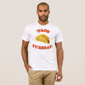 Taco dinsdag. t-shirt (Voorkant volledig)