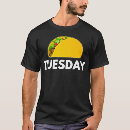 Taco dinsdag t-shirt (Voorkant)
