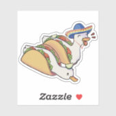 Taco eendjes sticker (Vel)