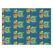 Taco en Pizza Cosmic Space Cat Tafelkleed (Voorkant (Horizontaal))