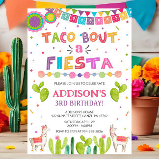 Taco Feest Uitnodiging | Verjaardagsuitnodiging