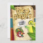 Taco Feestje Football Nieuwjaarsuitnodiging Kaart (Voorkant)