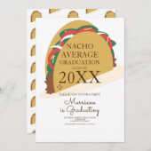 Taco Fiesta Brunch Graduation Invitation (Devant / Derrière)