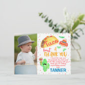 Taco Fiesta Dank u wel Bedankkaart (Staand voorkant)