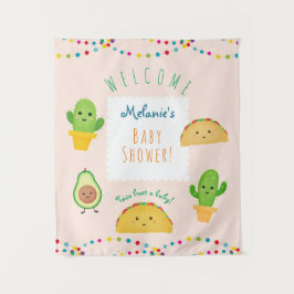 Taco | Fiesta Taco Bout a Baby baby shower welkom Wandkleed