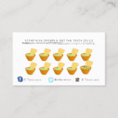 Taco Food Truck Loyalty Card (Achterkant)