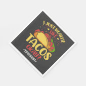 Taco Funny Gezegde ik hou echt van Tacos Servet (Hoek)