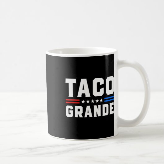 Taco Grande - Grappig Patriottisch Let's Go Taco-t Koffiemok (Rechts)
