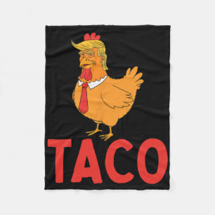Taco, Grappige Taco, Trump Piept Altijd Fleece Deken