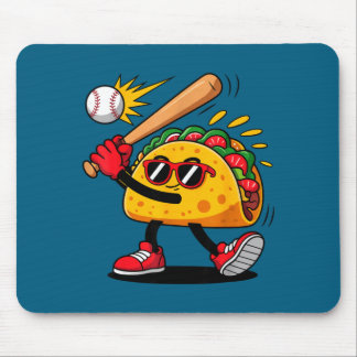 Taco honkbal mexicaanse cinco de mayo mannen kinde muismat