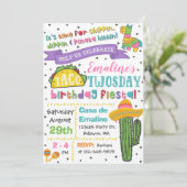 Taco Invitation de deux jours | Fiesta du 2ème ann (Debout devant)