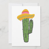 Taco Invitation de deux jours | Fiesta du 2ème ann (Dos)