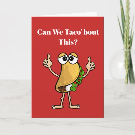 Taco Je suis Désolé Carte (Devant)