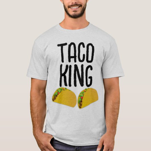TACO KING MEN'S FUNNY DAD T-SHIRTS (Devant)