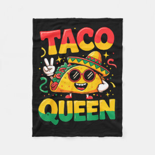 Taco koningin fleece deken