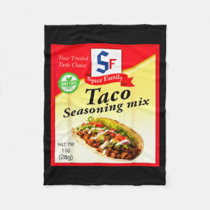 Taco-kruidenmix Funny Mexico Cinco De Mayo Groep Fleece Deken