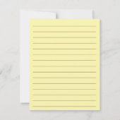 Taco Lieve Kinderen Platte Briefkaarten (Achterkant)