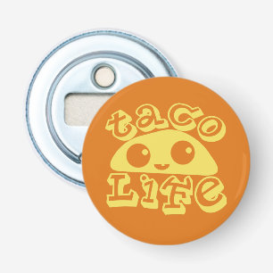 Taco Life Button Flesopener