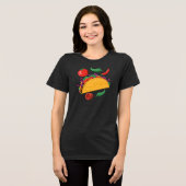 Taco Lover Tri-Blend Shirt (Voorkant volledig)