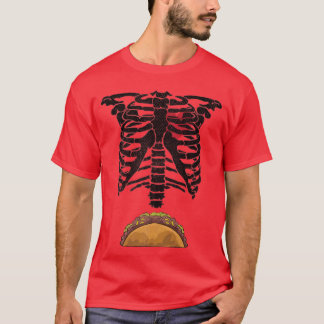 Taco Lovers Foodies Skeleton Taco in Skeleton T-shirt
