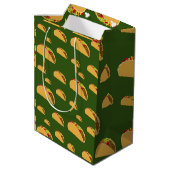 Taco Mardi Design - Sac Cadeau - Moyen (Dos Angle)