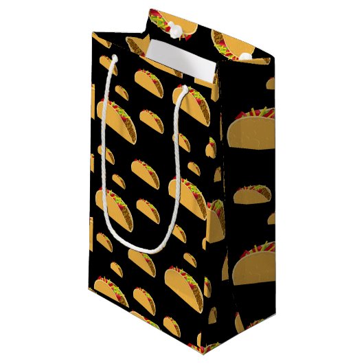 Taco Mardi Design - Sac Cadeau - Petit (Devant Angle)