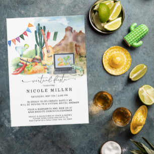 Taco Margarita Fiesta Virtuele Bruiloftsshowers