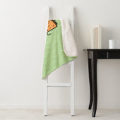 Taco met Santa Hat-kerstmansvlees salsa Sherpa Deken (In situ)