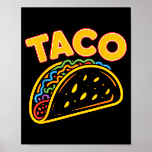 Taco Mexicaans eten  Poster