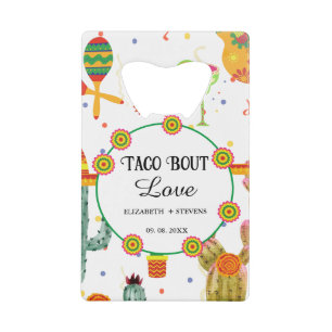 Taco mexicain sur l'amour Cadeau de fête de douche