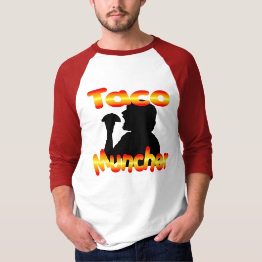 Taco Muncher Baseball Shirt (Voorkant)