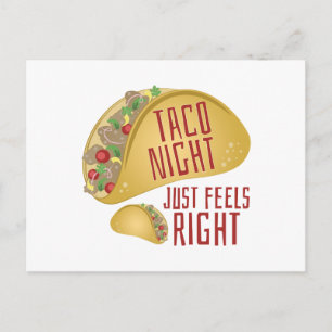 Taco Night Briefkaart