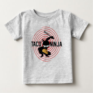 Taco Ninja Design - Baby Fine Jersey T-Shirt