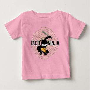 Taco Ninja Design - Baby Fine Jersey T-Shirt