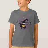 Taco Ninja Design - Kids' Basic T-Shirt (Voorkant)