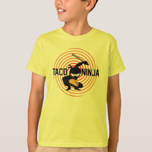 Taco Ninja Design - Kinderen Basic T-Shirt